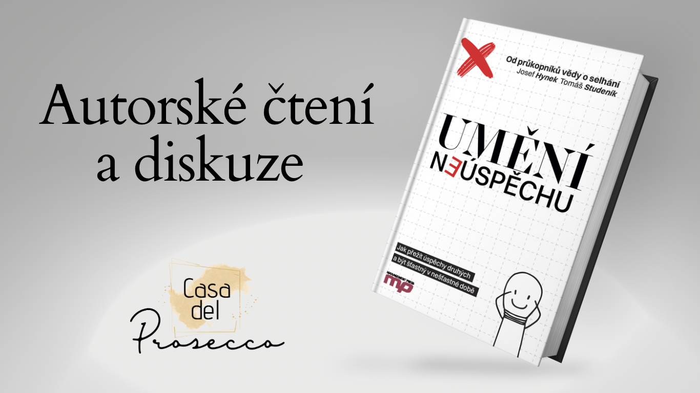 Pozvánka na autorské čtení Umění neúspěchu v Hradci Králové