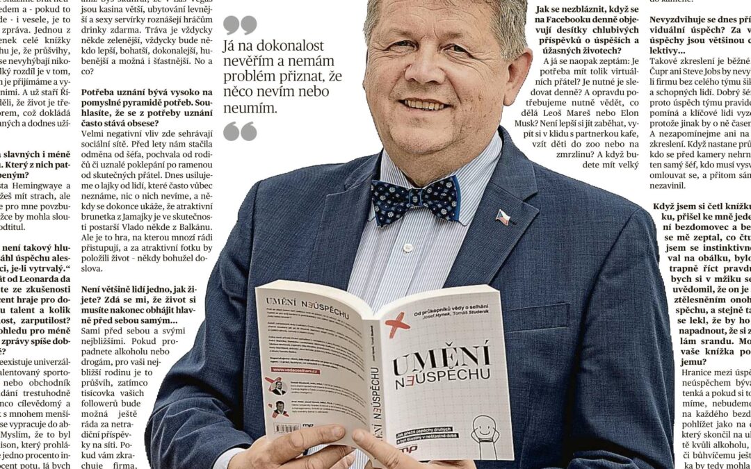 Rozhovor s Josefem Hynkem v MF Dnes